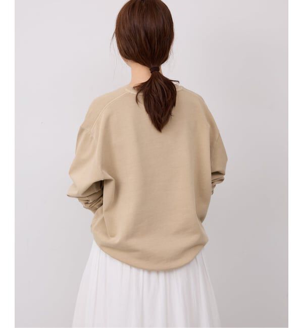 SLOBE IENA「フラッフィーテリービンテージロゴ ロングスリーブ TEE」|スウェット・ジャージ|