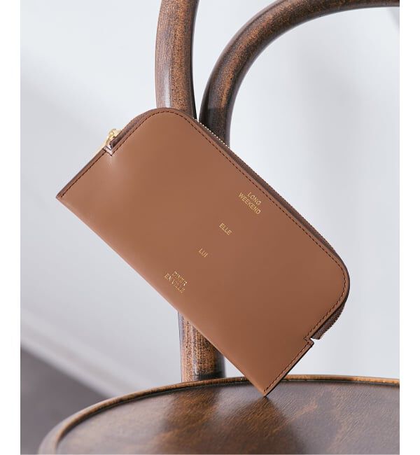 VERMEIL par iena「《予約》ORSETTO オルセット フラグメントケース W185 H95mm 1561679012」|財布|キャメル