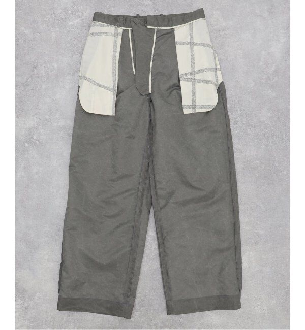 EDIFICE「m&rsquo;s braque(エムズ ブラック) for BOUCLE バイオエイジングタックワイドハ」|スラックス|