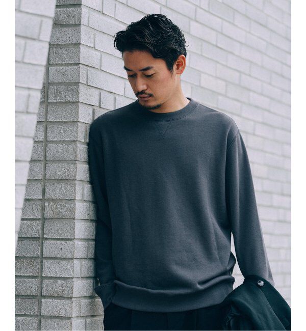 EDIFICE「【LOOPWHEELER for LOWERCASE】ライトツリウラケ ルーズフィットスウェット」|スウェット・ジャージ|