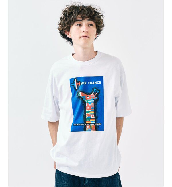 417 EDIFICE「SAVIGNAC サヴィニャック別注 French Company プリントTシャツ 1」|Tシャツ・カットソー|