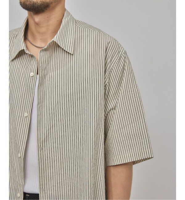 EDIFICE「ETS.MATERIAUX(マテリオ) フレンチワーク ショートスリーブシャツ」|シャツ・ブラウス|