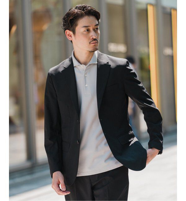 EDIFICE「"高通気＆吸水速乾" BREEZE COOL AKIHA 2B ジャケット【セットアップ着用可】」|テーラードジャケット|