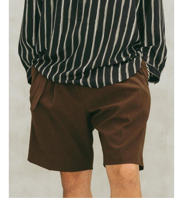 EDIFICE「シャンタン ベルテッド 2プリーツ ショーツ」|その他|