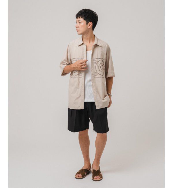 EDIFICE「シャンタン ベルテッド 2プリーツ ショーツ」|その他|