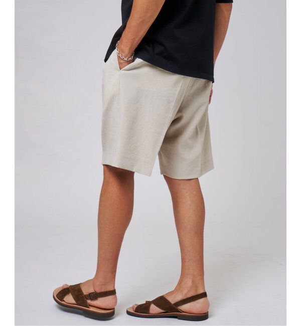 EDIFICE「シャンタン ベルテッド 2プリーツ ショーツ」|その他|