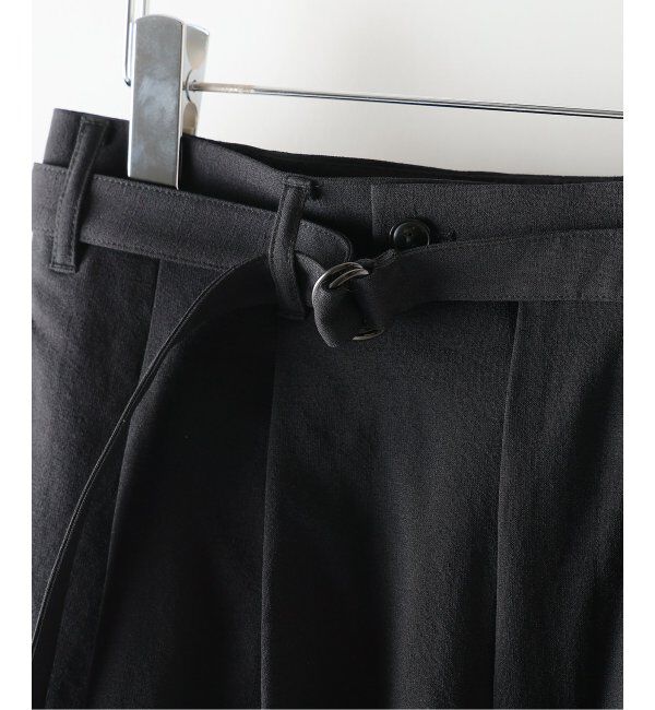 EDIFICE「シャンタン ベルテッド 2プリーツ ショーツ」|その他|