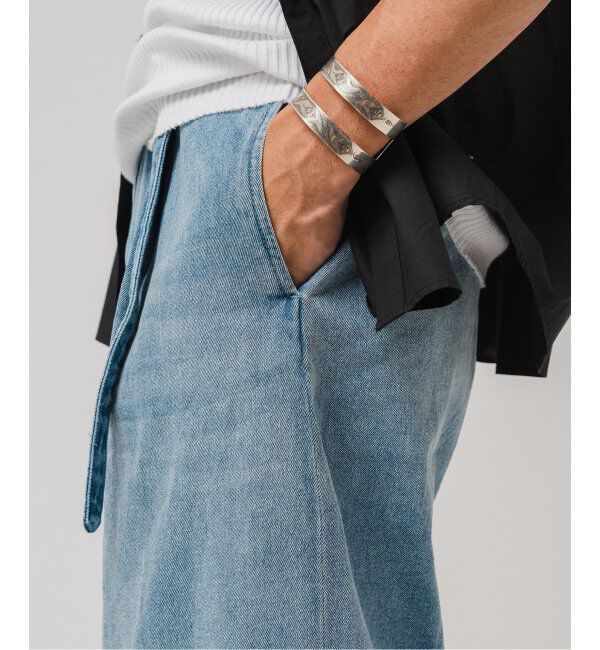 EDIFICE「LE JEAN(ルジーン) デニム ベルテッド トラウザー」|デニム|