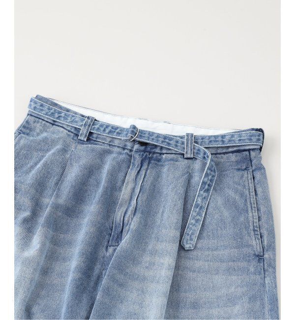 EDIFICE「LE JEAN(ルジーン) デニム ベルテッド トラウザー」|デニム|