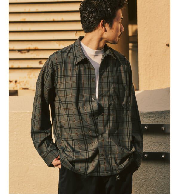 417 EDIFICE「フェードチェックシャツ」|シャツ・ブラウス|グリーン