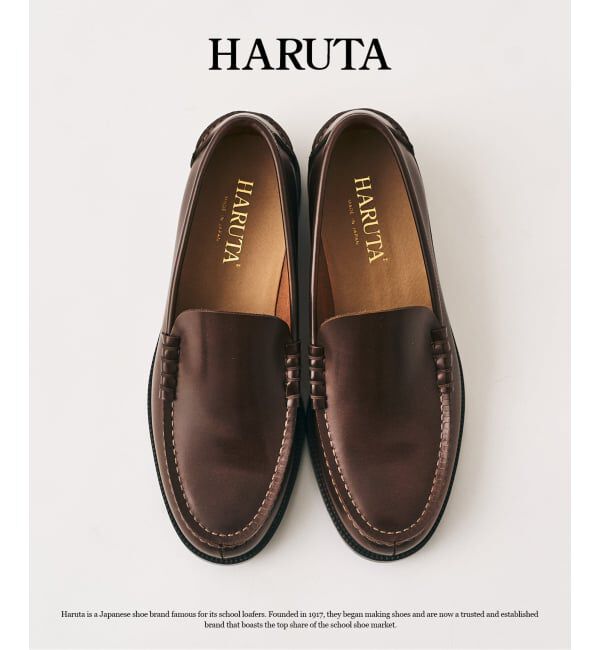 417 EDIFICE「【HARUTA / ハルタ】 417別注 Vamp Loafers」|ローファー|ブラウン