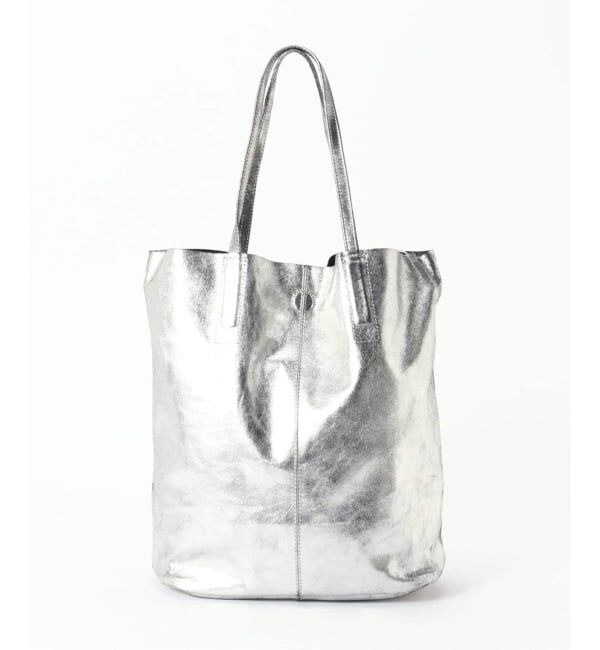 EDIFICE「《予約》MORPHEE(モルフェ) 3WAY MEDIUM TOTE ナッパレザーシルバー」|トートバッグ|