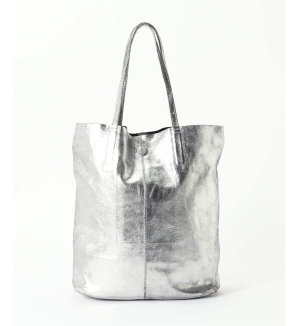 EDIFICE「《予約》MORPHEE(モルフェ) 3WAY MEDIUM TOTE ナッパレザーシルバー」|トートバッグ|