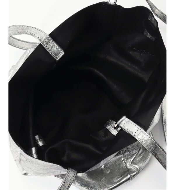 EDIFICE「《予約》MORPHEE(モルフェ) 3WAY MEDIUM TOTE ナッパレザーシルバー」|トートバッグ|