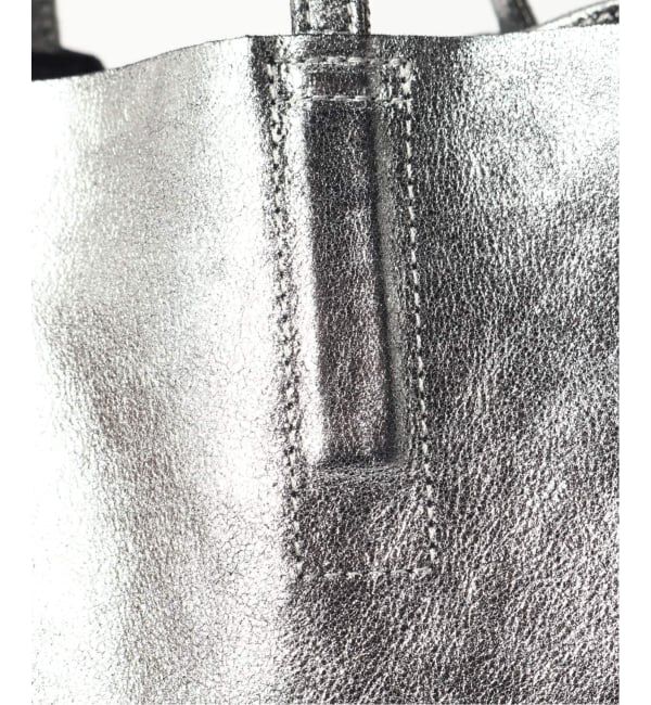 EDIFICE「《予約》MORPHEE(モルフェ) 3WAY MEDIUM TOTE ナッパレザーシルバー」|トートバッグ|