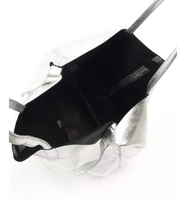 EDIFICE「《予約》MORPHEE(モルフェ) 3WAY LARGE TOTE ナッパレザーシルバー」|トートバッグ|