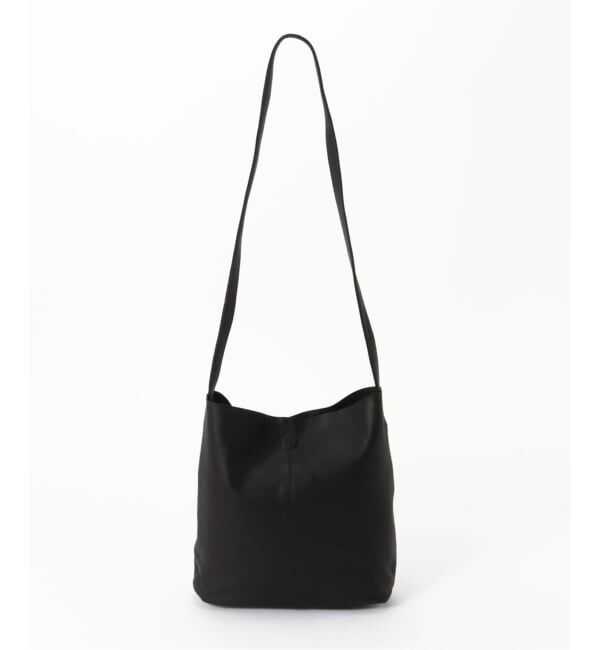 EDIFICE「《予約》MORPHEE(モルフェ) SQUARE SHOULDER ナッパレザー」|ショルダー・メッセンジャー|ブラック