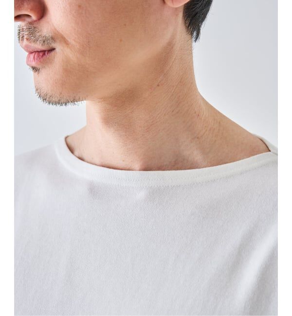 EDIFICE「《予約》LOOPWHEELER for LOWERCASE 別注 天竺ボートネック」|Tシャツ・カットソー|