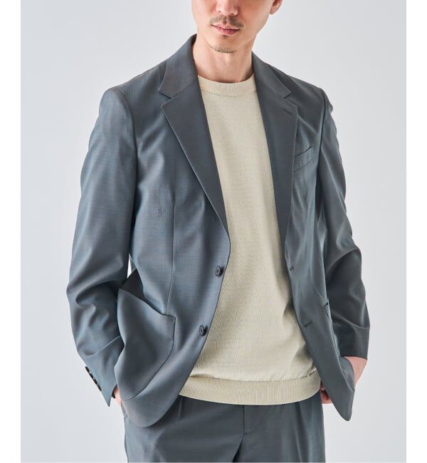 EDIFICE「《予約》Suncloth Comfy ジャケット」|スーツ|グリーン