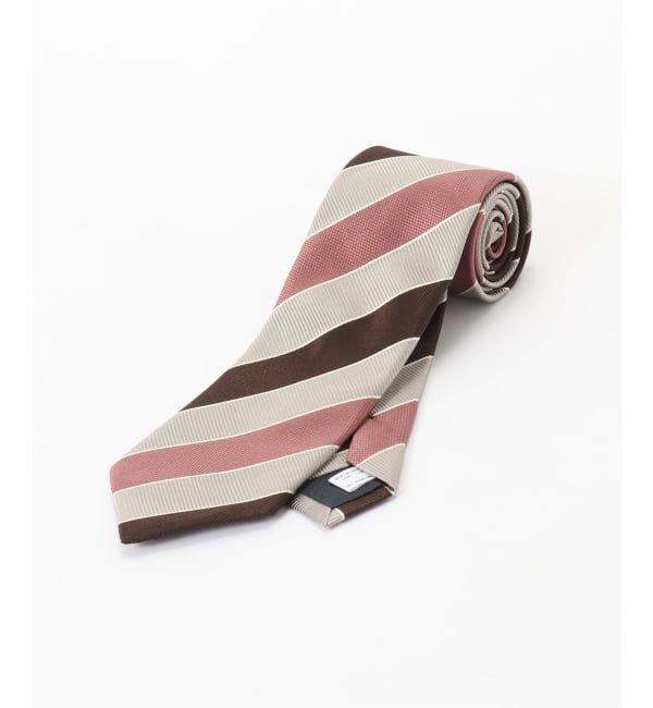 EDIFICE「AX ストライプタイ」|ネクタイ・蝶ネクタイ|ブラウン A