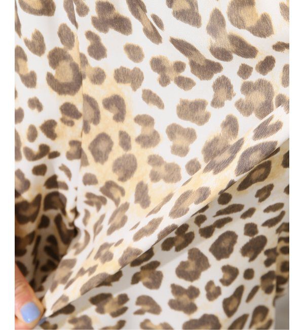 journal standard luxe「バックサテンレオパ イージーパンツ」|その他|