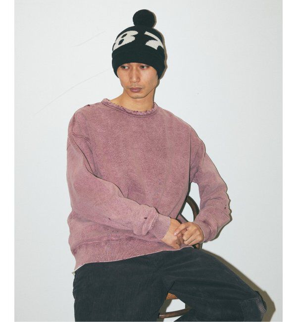 J.S.Homestead「J.S.Homestead / パシフィックウラケ ダメージクルーネック」|スウェット・ジャージ|