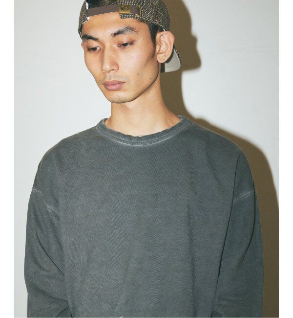 J.S.Homestead「J.S.Homestead / パシフィックウラケ ダメージクルーネック」|スウェット・ジャージ|