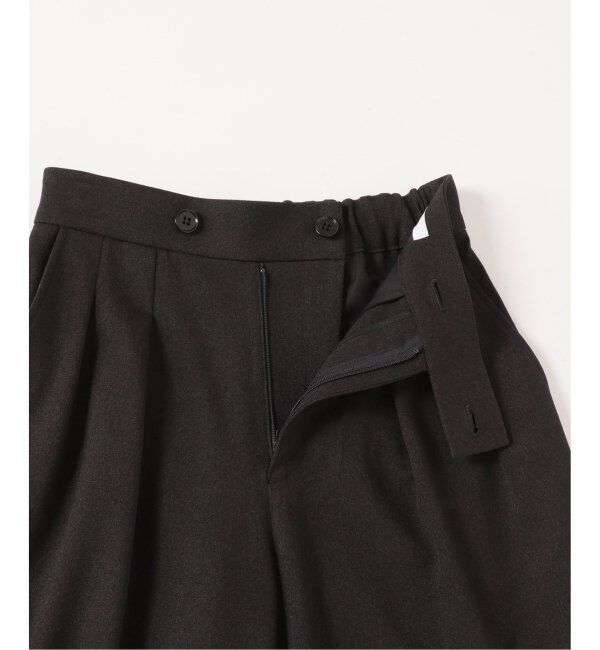 JOURNAL STANDARD relume「《追加5》ウォッシャブルサージストレッチタックワイドパンツ」|スラックス|