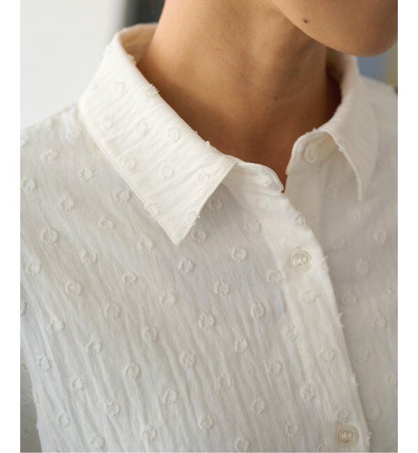 JOURNAL STANDARD relume「《追加》ドットジャガードブラウス」|シャツ・ブラウス|