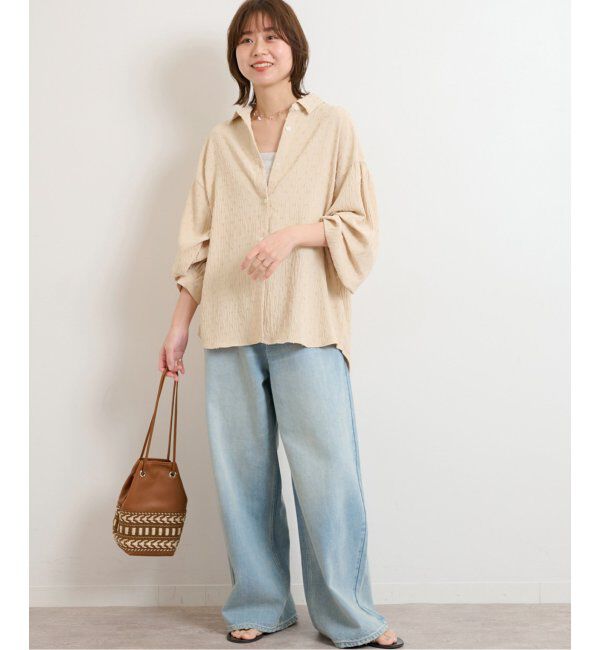 JOURNAL STANDARD relume「《追加》ドットジャガードブラウス」|シャツ・ブラウス|