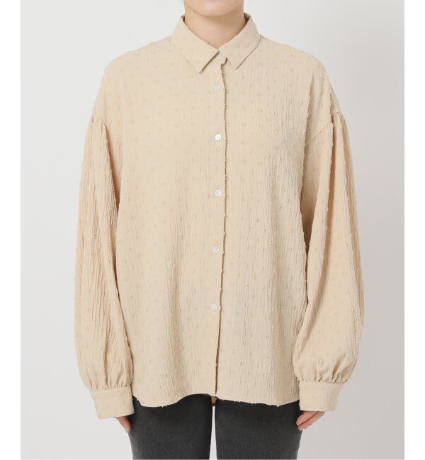 JOURNAL STANDARD relume「《追加》ドットジャガードブラウス」|シャツ・ブラウス|