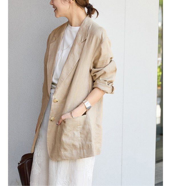 JOURNAL STANDARD「リネン SB-2B ジャケット」|テーラードジャケット|