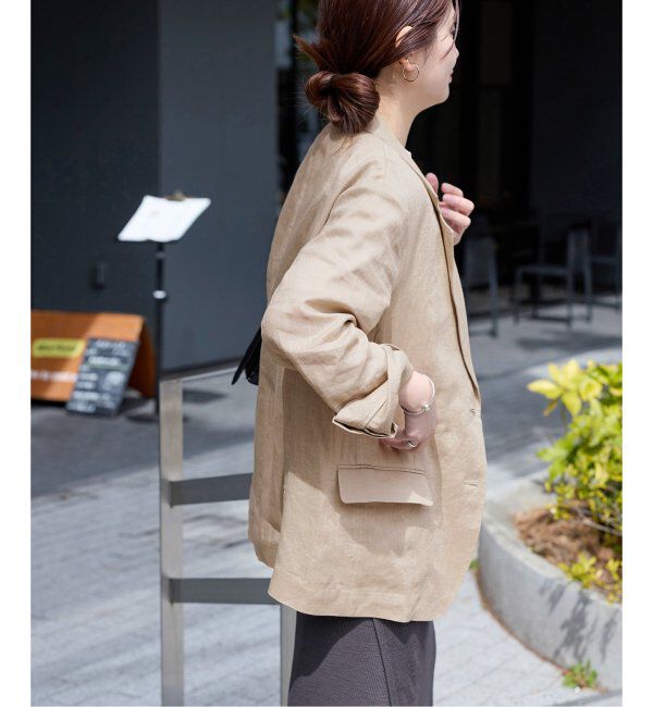 JOURNAL STANDARD「リネン SB-2B ジャケット」|テーラードジャケット|