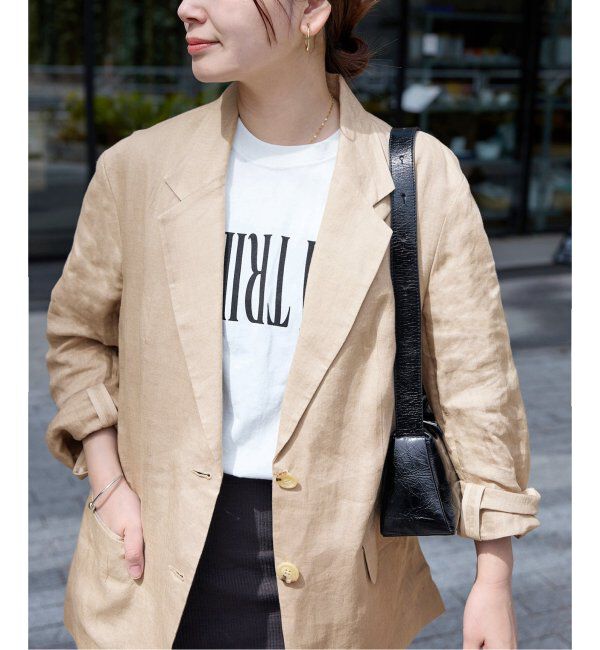 JOURNAL STANDARD「リネン SB-2B ジャケット」|テーラードジャケット|