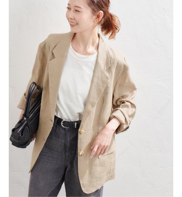 JOURNAL STANDARD「リネン SB-2B ジャケット」|テーラードジャケット|