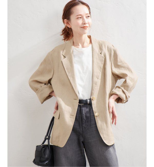 JOURNAL STANDARD「リネン SB-2B ジャケット」|テーラードジャケット|