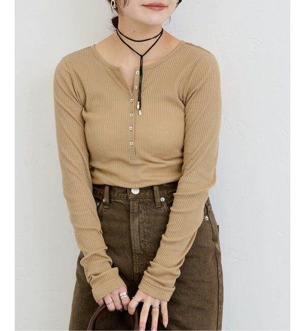 JOURNAL STANDARD「《追加》シアーテレコヘンリーネックプルオーバー」|Tシャツ・カットソー|