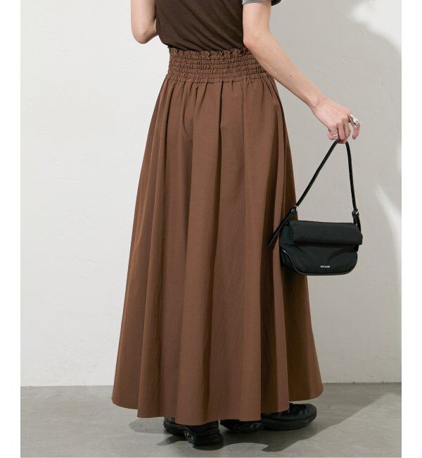 JOURNAL STANDARD「【撥水/接触冷感/洗える/UVカット】リネンナイロンストレッチギャザースカート」|スカート|