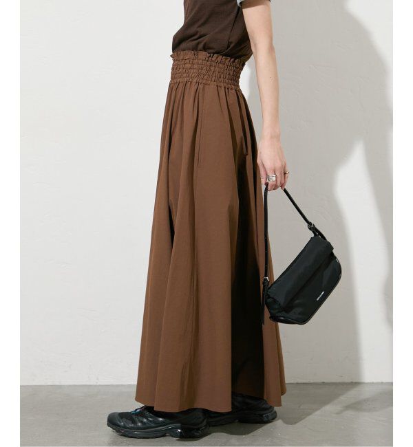 JOURNAL STANDARD「【撥水/接触冷感/洗える/UVカット】リネンナイロンストレッチギャザースカート」|スカート|