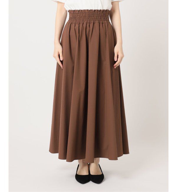 JOURNAL STANDARD「【撥水/接触冷感/洗える/UVカット】リネンナイロンストレッチギャザースカート」|スカート|