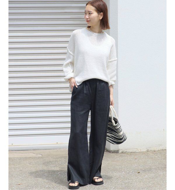 JOURNAL STANDARD relume「《一部WEB限定追加4》麻スリットイージーパンツ」|その他|