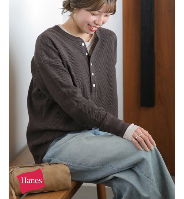 JOURNAL STANDARD relume「別注【Hanes / ヘインズ】ワッフルヘンリーネックプルオーバー」|Tシャツ・カットソー|