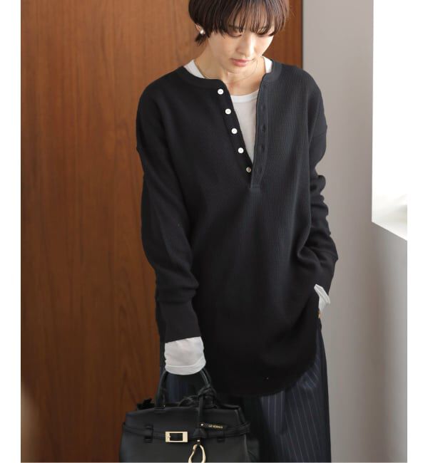 JOURNAL STANDARD relume「別注【Hanes / ヘインズ】ワッフルヘンリーネックプルオーバー」|Tシャツ・カットソー|