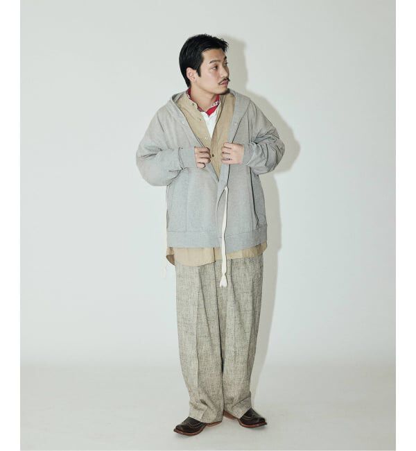 J.S.Homestead「J.S.Homestead / C/R/Si ネップ インフレーション スラックス」|スラックス|