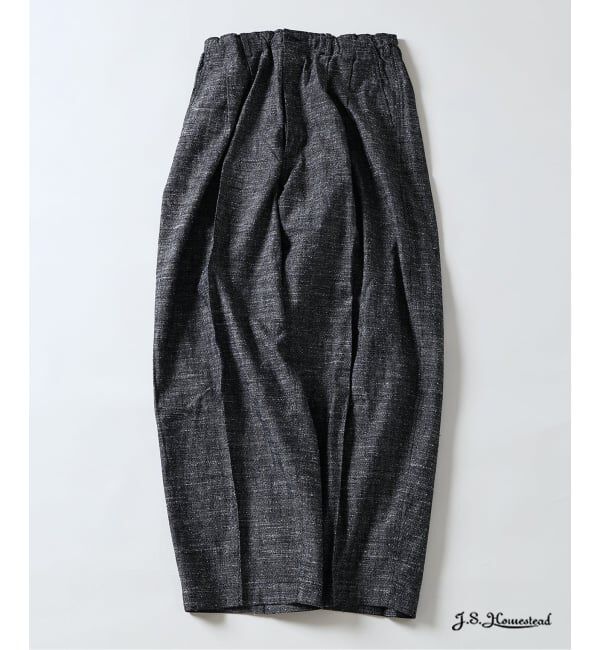 J.S.Homestead「J.S.Homestead / C/R/Si ネップ インフレーション スラックス」|スラックス|