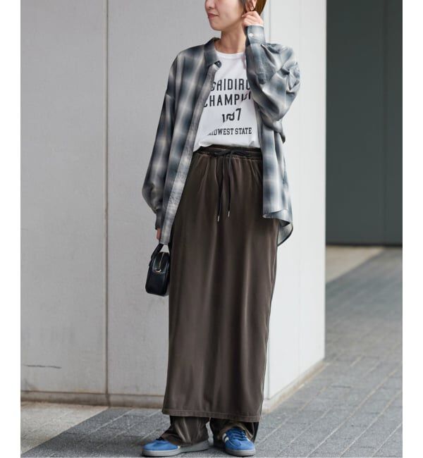 JOURNAL STANDARD relume「ベロアコードライントラックスカート」|スカート|