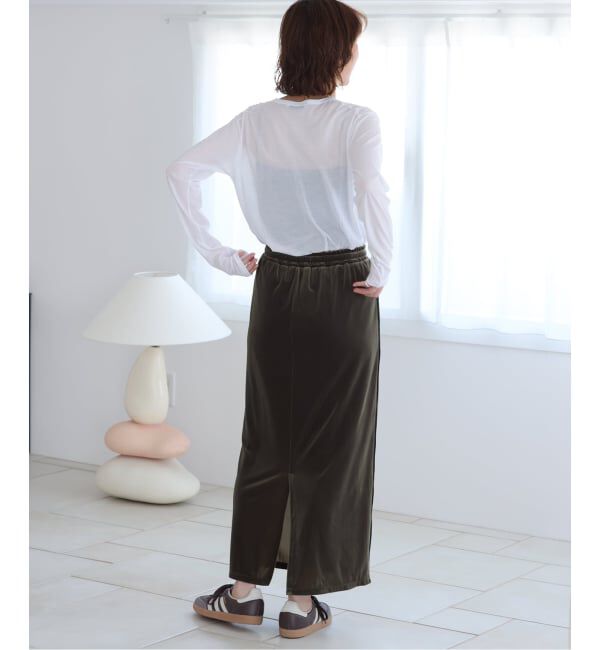 JOURNAL STANDARD relume「ベロアコードライントラックスカート」|スカート|
