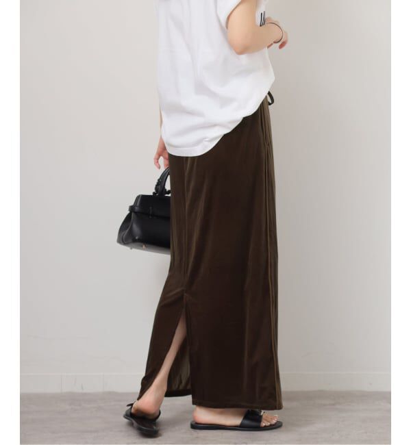 JOURNAL STANDARD relume「ベロアコードライントラックスカート」|スカート|