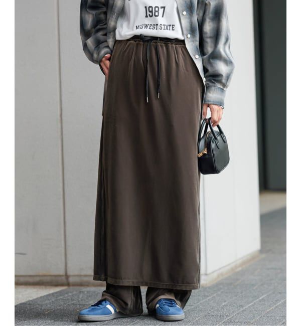 JOURNAL STANDARD relume「ベロアコードライントラックスカート」|スカート|