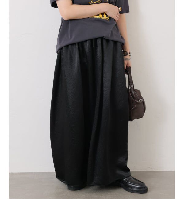 journal standard luxe「ヴィンテージサテン ギャザースカート」|スカート|